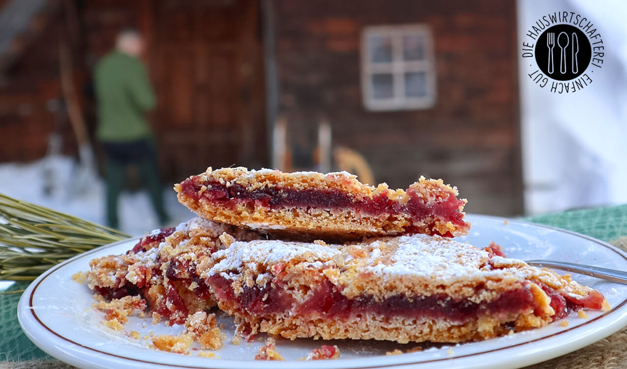 Preiselbeerstrudel von der Flatschbergalm