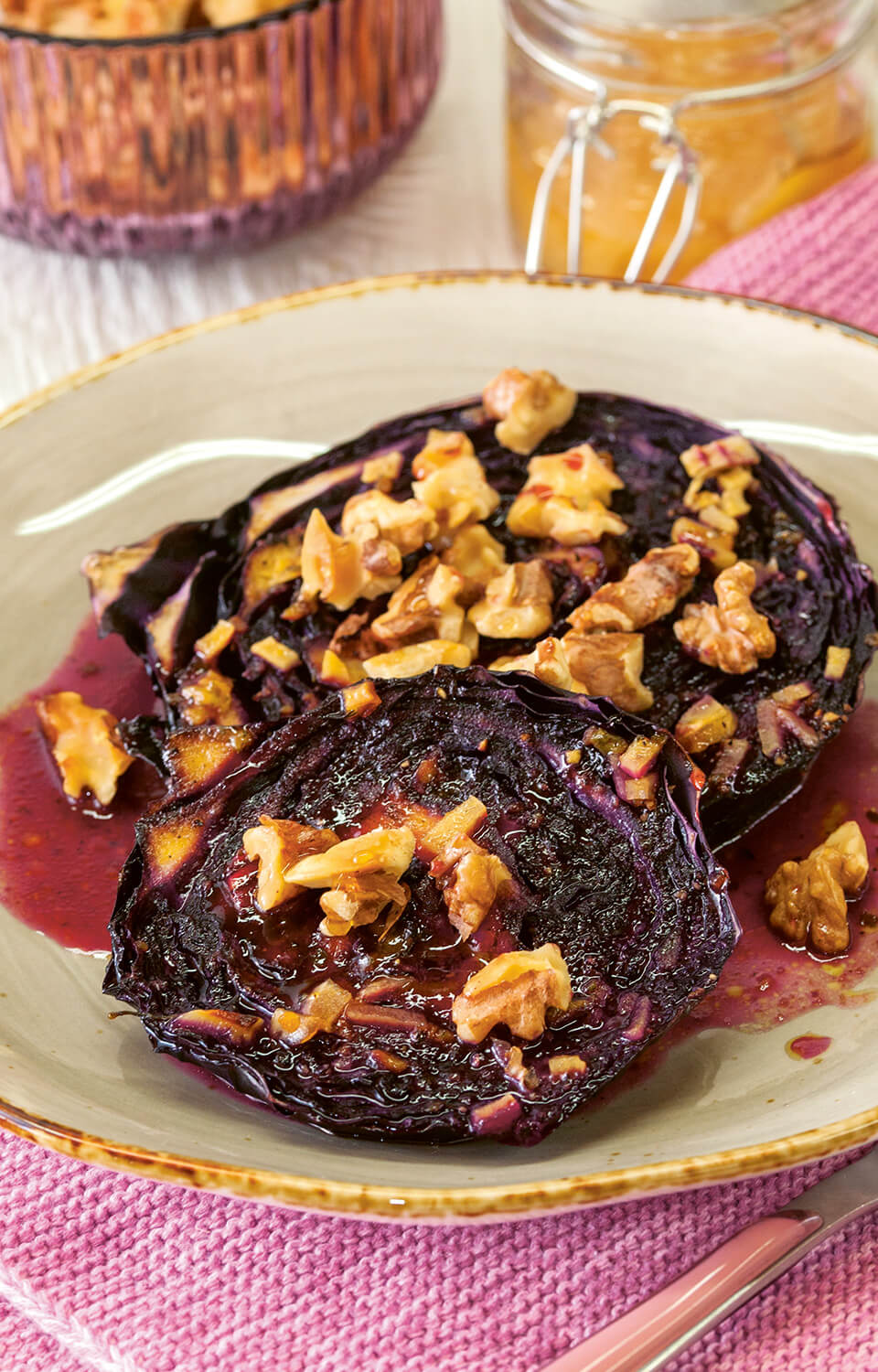 vegetarische blaukrautsteaks hauswirtschafterei