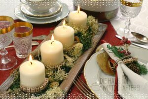 Tischdeko Weihnachten