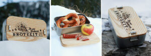 Brotdose Holzdeckel