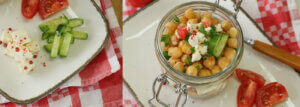 salat mit kichererbsen
